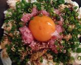 鍋の副菜☆火不使用・スタミナねぎとろ奴☆作り方3写真