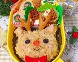 キャラ弁☆真っ赤なお鼻のトナカイ君作り方5写真