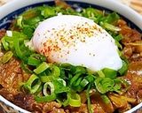コラーゲンたっぷり♪トロトロ甘辛牛すじ丼作り方4写真