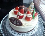 2010☆苺サンタクリスマスケーキ作り方24写真