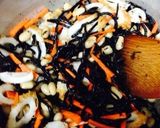 ひじきの煮物(ちくわ入り)簡単です♡作り方4写真
