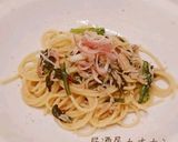 シラスと春菊と茗荷のサッパリパスタ作り方5写真