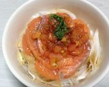 女性の味方！赤の力！サーモントマト丼！作り方3写真