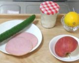 きゅうりと林檎とリコッタチーズのサラダ作り方1写真