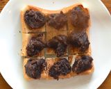 一口で食べやすい♡可愛い小倉トースト作り方4写真