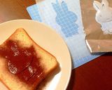 ウチカフェブレッドでお絵描きトースト♪作り方2写真