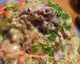 自家製ゴマみそダレ☆ラーメンサラダ作り方3写真