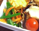 お弁当の彩りに＊簡単！人参ピーマン炒め＊作り方4写真