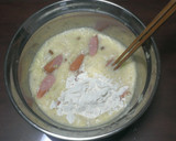 粉っぽさなし！水不使用の納豆お好み焼き作り方4写真