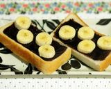 マシュマロチョコバナナ✿トースト作り方1写真