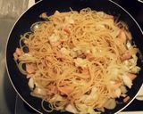 鮭の和風パスタ作り方4写真