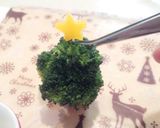 Xmas☆デコおかず♪ブロッコリーツリー作り方4写真