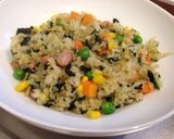 簡単な焼き飯。野菜いっぱいまぜちゃえ！作り方2写真