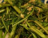 おうちで簡単中華☆空心菜のオイスター炒め作り方4写真
