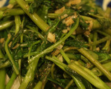 おうちで簡単中華☆空心菜のオイスター炒め作り方4写真