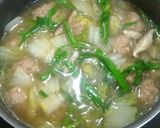 具沢山♡白菜と肉団子春雨スープ作り方6写真