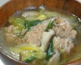 具沢山♡白菜と肉団子春雨スープ作り方7写真