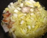 体ポカポカ❤ 白菜と鳥肉の和風スープ作り方3写真