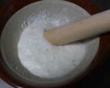 長芋とキムチとチーズと水菜のふわふわ焼き作り方1写真