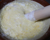 長芋とキムチとチーズと水菜のふわふわ焼き作り方3写真