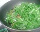 豚肉と水菜のめんつゆ炒め作り方5写真