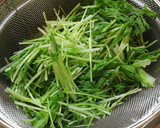 一人暮らしを応援パッとサッと水菜の卵とじ作り方1写真