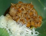 なめことアスパラの和風パスタ作り方1写真