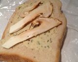 松茸と生ハムのチーズトースト♪作り方1写真