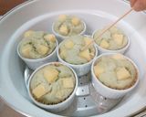 青汁さつまいも蒸しパン★HMでもっちり！作り方6写真