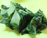 フライパンde塩麹豚と高菜の醤油麹甘酒煮作り方1写真
