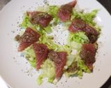 サルバチアソースでマグロのカルパッチョ作り方4写真