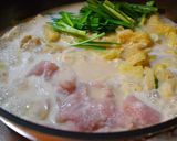 鶏むね肉のバターとろみスープ鍋作り方4写真