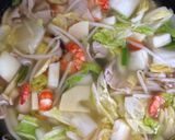 ラーメンスープの素で八宝菜作り方5写真