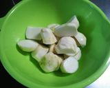 簡単　レンジで里芋煮作り方1写真