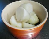 簡単　レンジで里芋煮作り方4写真