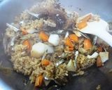 里芋の五目味噌ご飯作り方5写真