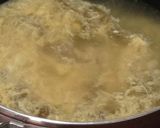 鶏皮かき卵スープ作り方2写真