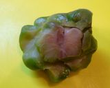 ザーサイの新漬けラー油かけ❀作り方1写真