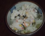 マジ旨!次男作★ポテトサラダ蕎麦作り方5写真