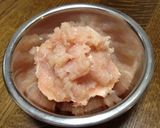 貝柱香る♬鶏ささみのれんこん饅頭作り方1写真