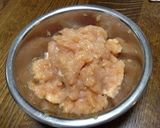 貝柱香る♬鶏ささみのれんこん饅頭作り方2写真