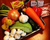 トマトと野菜のスープ♪作り方1写真