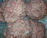 チーズin&onハンバーグ作り方3写真