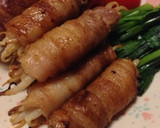 もやしの豚バラ巻き（しょうが焼き風）作り方4写真