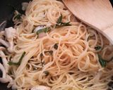 簡単！のりと大葉の和風スパゲッティ作り方3写真