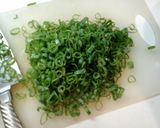 ネギの青い部分の巻き巻き作り方1写真