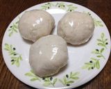 貝柱香る♬鶏ささみのれんこん饅頭作り方5写真