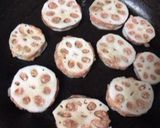 れんこんのはさみ焼き作り方3写真