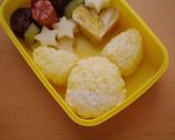 フォッコの立体おにぎりポケモンキャラ弁当作り方3写真