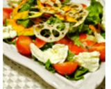 ♪サーモン＆カリッと素揚げ野菜のサラダ♪作り方6写真